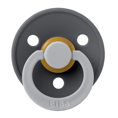 Пустышка латексная Studio Colour Fusion Iron/Cloud от 0 мес Bibs 10028221 1